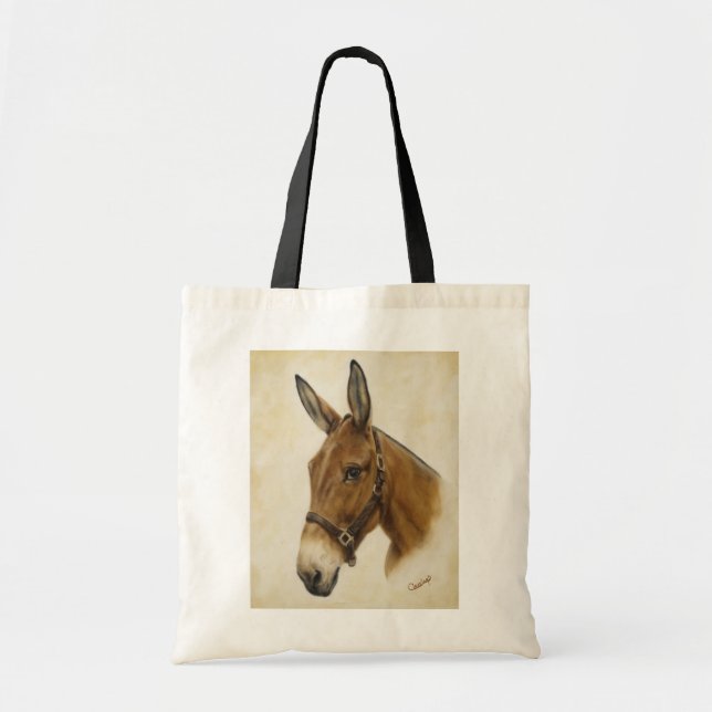Mule Canvas Tote Bag (Front)