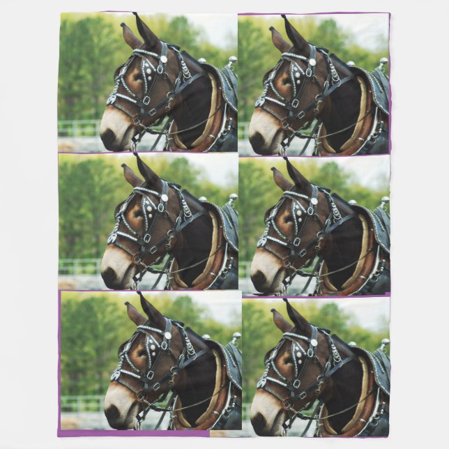 mule days fleece blanket (Front)