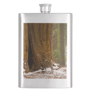 Mule Deer Hip Flask