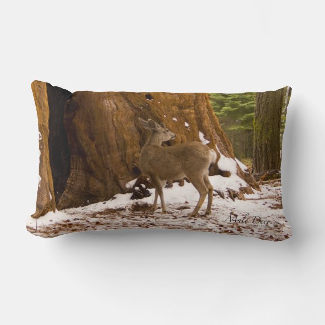 Mule Deer Lumbar Cushion (Front)