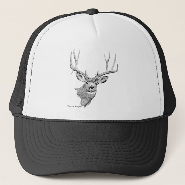 Mule Deer Trucker Hat (Front)