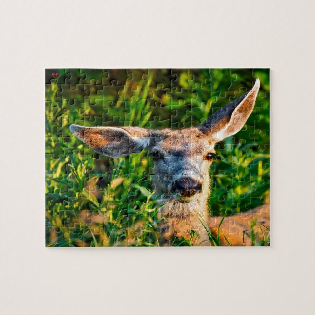 Mule Deer Wyoming Jigsaw Puzzle (Horizontal)