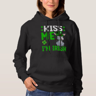Mule Kiss Me I'm Irish Mule St. Patrick's Day Hoodie