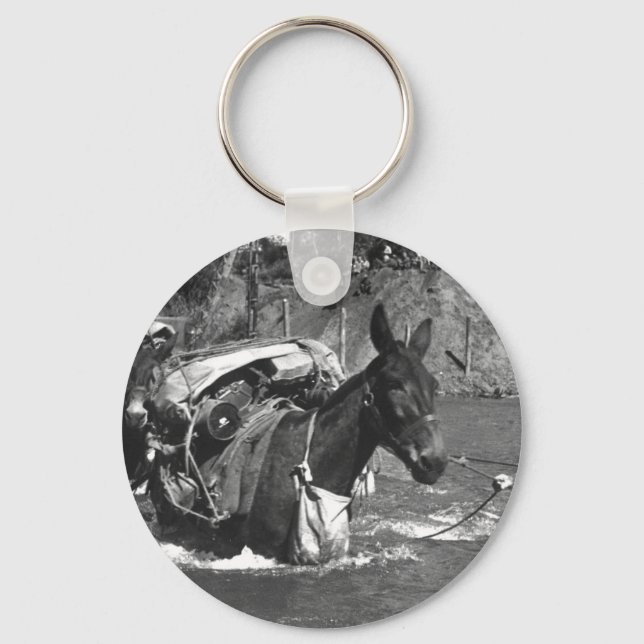Mule skinners attached to 2nd Bn_War Image Key Ring (Front)