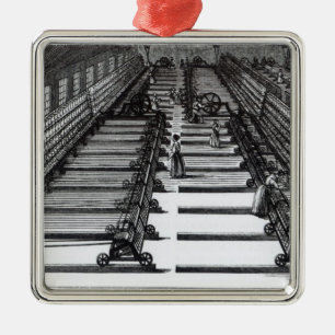 Mule Spinning Metal Tree Decoration