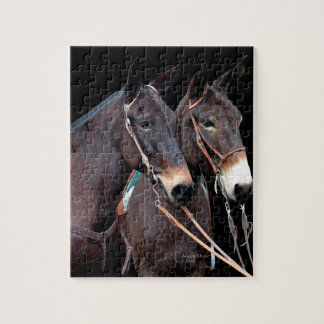 Mule Twosome Jigsaw Puzzle