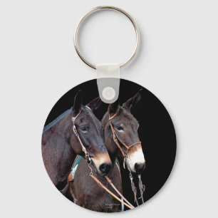 Mule Twosome Key Ring