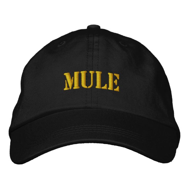 MULES EMBROIDERED HAT (Front)