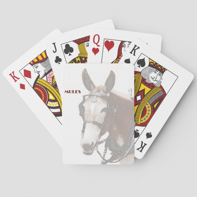 Mules Playing Card (Back)