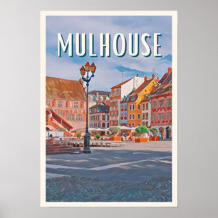 Mulhouse Photo Vintage Poster