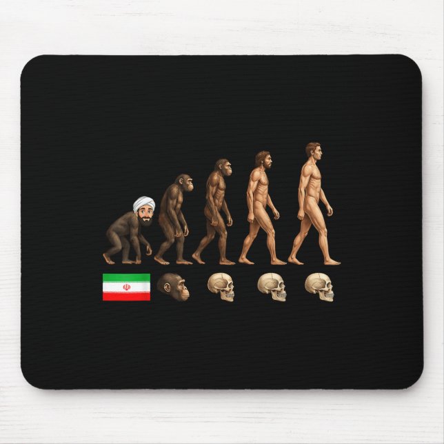 Mullah meme evolution funny evolution shirt for me mouse pad (Front)