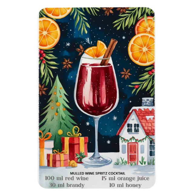Mulled Wine Spritz Magnet (Vertical)
