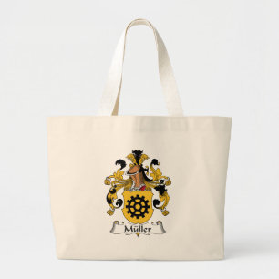 Muller Family Crest Large Tote Bag