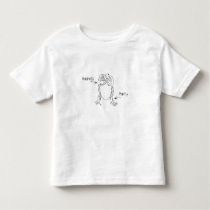 Mullet Anatomy Toddler T-Shirt