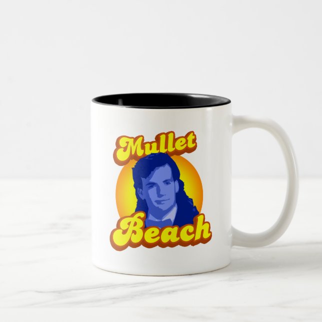 Mullet Beach Two-Tone Coffee Mug (Right)