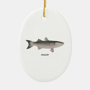 Mullet Logo Ceramic Tree Decoration