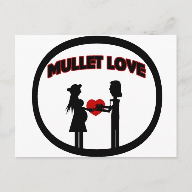 Mullet Love Postcard (Front)