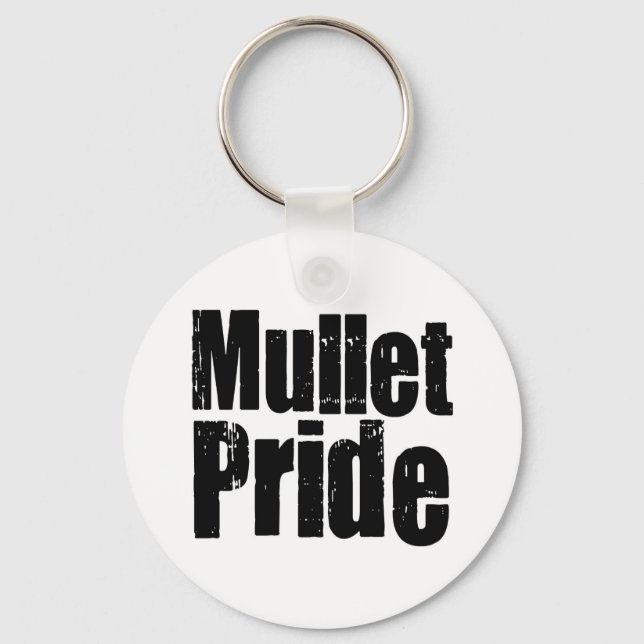 Mullets Rule Key Ring (Front)
