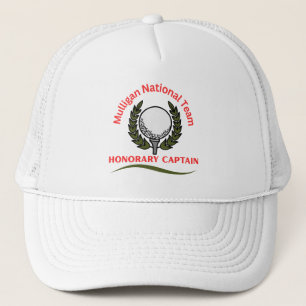 "Mulligan National Team, Honorary Captain" Golf Trucker Hat