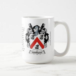 Mulligan, the Origin, the Meaning and the Crest Coffee Mug