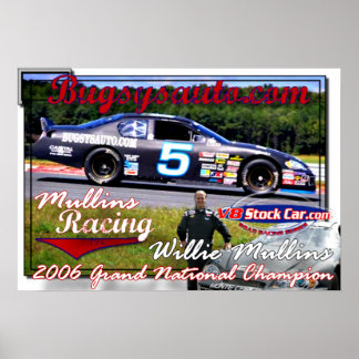 Mullins racing poster