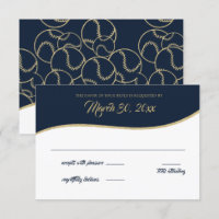 Multi Baseball Gold Response Card