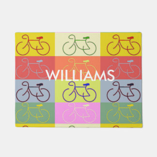Multi-Bike - Grey, Yellow, Green, Red Doormat