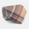 Multi Blue/Brown Colour Plaid Pattern Men's Tie