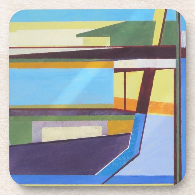 Multi blue coaster set (Front)