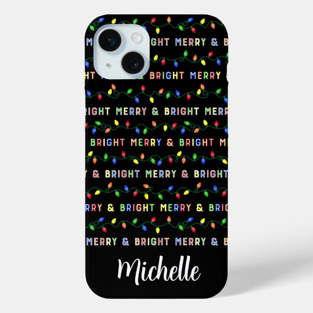 Multi Christmas Lights Case-Mate iPhone Case (Back)
