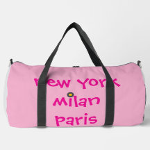 Multi City Duffle Travel Gym Bag