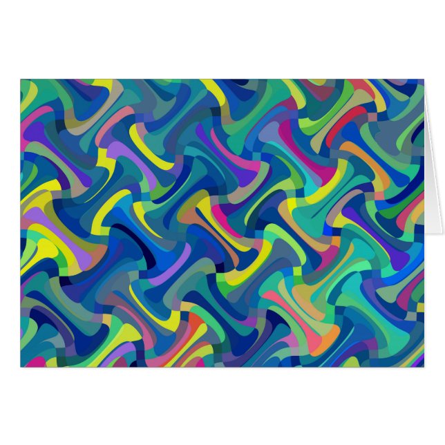 Multi-Color Abstract Pattern (Front Horizontal)