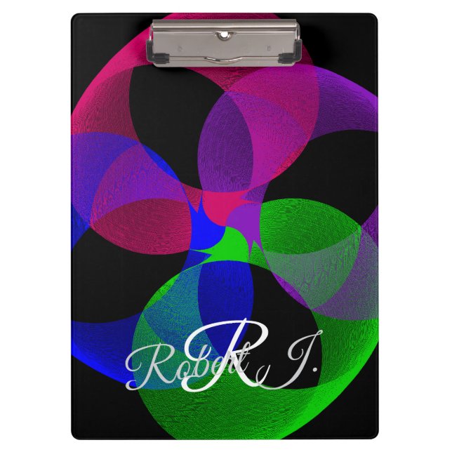 Multi Color Fusion Geometric Clipboard (Front)