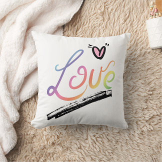 Multi-Color Love Cushion