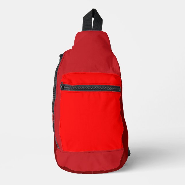 Multi-Color Red Sling Bag  (Front)
