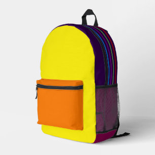 Multi-Color Retro Style Backpack