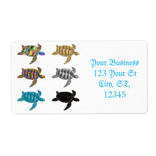 Multi-color Sea Turtles Thunder_Cove