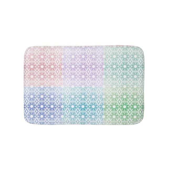 Multi-Colored Bath Mat (Front)