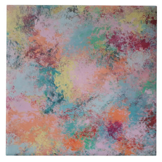 Multi-colored Ceramic Tile