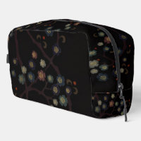 Multi-Colored Flowers On Black