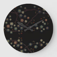 Multi-Colored Flowers On Black