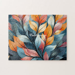 Multi-colored Leaves Thunder_Cove Jigsaw Puzzle