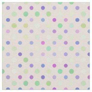 multi-colored polka dots fabric