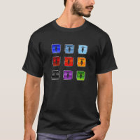 MULTI-COLORED SCOOTS (DARK COLORS)
