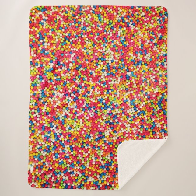 MULTI-COLORED SHERPA BLANKET (Front)