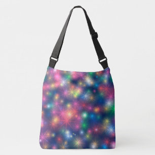 Multi-Colored Stars Crossbody Bag