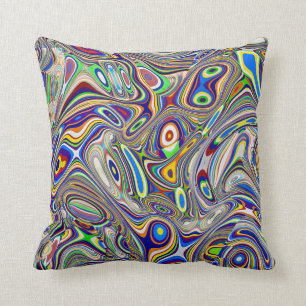 Multi Colour Abstract 2, 2018 (photo) SVP Images Cushion