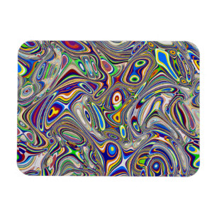Multi Colour Abstract 2, 2018 (photo) SVP Images Magnet
