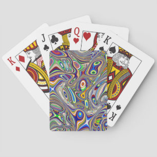 Multi Colour Abstract 2, 2018 (photo) SVP Images Playing Cards