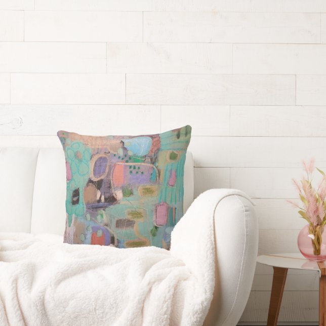 Multi-Colour Abstract Design Pillow (Couch)